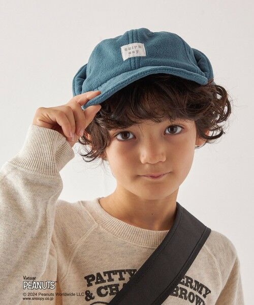 SHIPS / シップス キャップ | SHIPS any: フリース フライト キャップ<KIDS>◇(ブルー系)