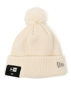 SHIPS / シップス ニットキャップ | NEW ERA: ポンポン ワンポイント 刺繍 リブ ニットキャップ <KIDS>
