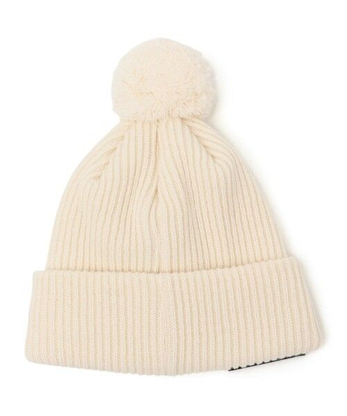 SHIPS / シップス ニットキャップ | NEW ERA: ポンポン ワンポイント 刺繍 リブ ニットキャップ <KIDS> | 詳細1