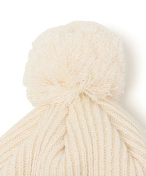 SHIPS / シップス ニットキャップ | NEW ERA: ポンポン ワンポイント 刺繍 リブ ニットキャップ <KIDS> | 詳細3