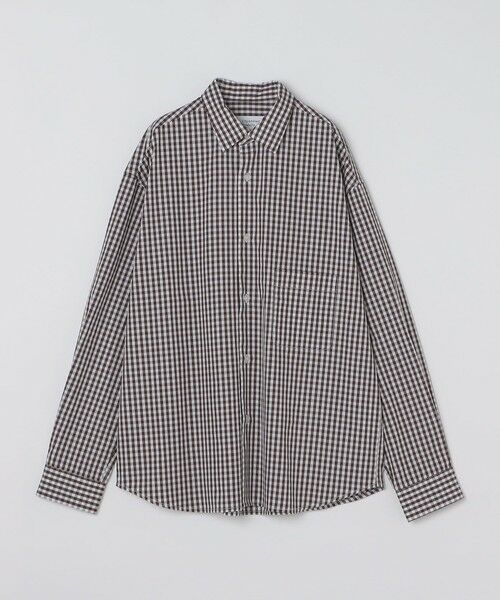 SHIPS / シップス シャツ・ブラウス | City Ambient Products: ブロード ストライプ チェック シャツ（ブラウン）