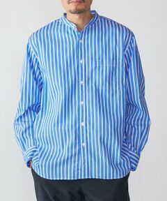 SHIPS / シップス シャツ・ブラウス | SHIPS: バンドカラー ブロード シャツ ロングスリーブ