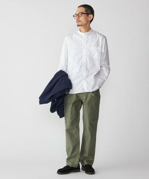 SHIPS / シップス シャツ・ブラウス | SHIPS: バンドカラー ブロード シャツ ロングスリーブ | 詳細1