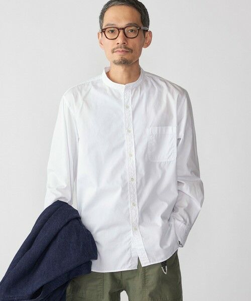 SHIPS / シップス シャツ・ブラウス | SHIPS: バンドカラー ブロード シャツ ロングスリーブ | 詳細2