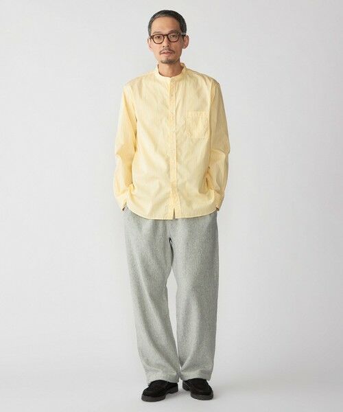 SHIPS / シップス シャツ・ブラウス | SHIPS: バンドカラー ブロード シャツ ロングスリーブ | 詳細7