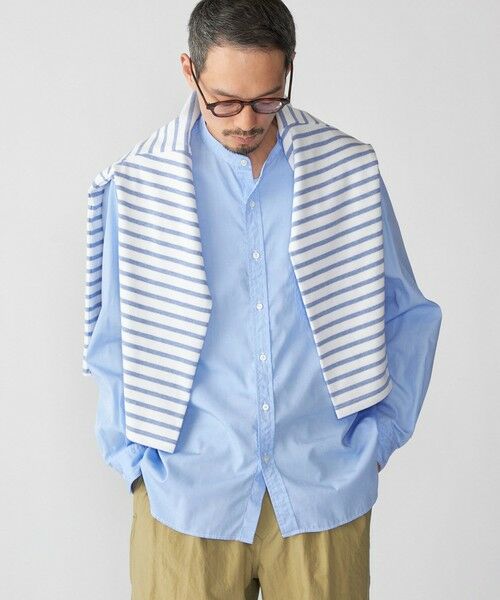 SHIPS / シップス シャツ・ブラウス | SHIPS: バンドカラー ブロード シャツ ロングスリーブ | 詳細12