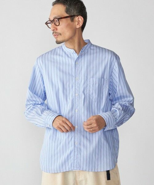 SHIPS / シップス シャツ・ブラウス | SHIPS: バンドカラー ブロード シャツ ロングスリーブ | 詳細15