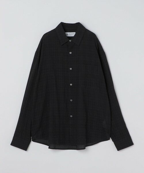 SHIPS / シップス シャツ・ブラウス | City Ambient Products: レギュラー ボイル チェック ロング スリーブ シャツ（ブラック）