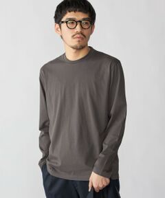 SHIPS / シップス Tシャツ | 【WEB限定】SHIPS:〈手洗い可能/抗菌/防臭〉シルケット ビズ クルーネック ロングスリーブ