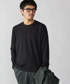 SHIPS / シップス Tシャツ | 【WEB限定】SHIPS:〈手洗い可能/抗菌/防臭〉シルケット ビズ クルーネック ロングスリーブ