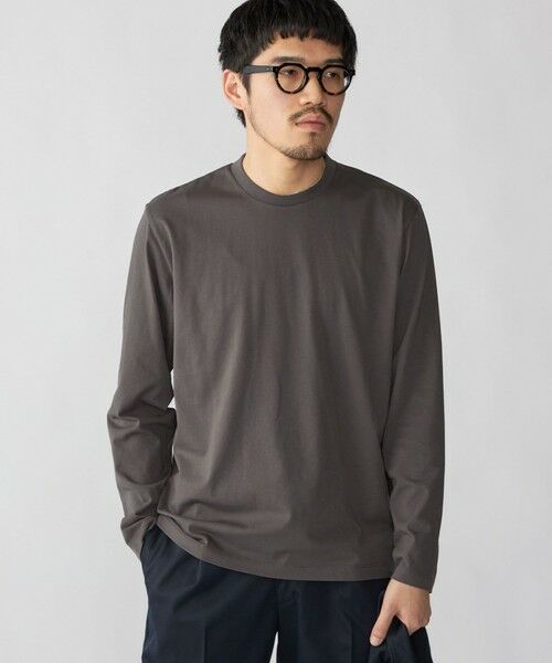 SHIPS / シップス Tシャツ | 【WEB限定】SHIPS:〈手洗い可能/抗菌/防臭〉シルケット ビズ クルーネック ロングスリーブ | 詳細11