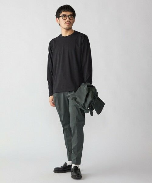 SHIPS / シップス Tシャツ | 【WEB限定】SHIPS:〈手洗い可能/抗菌/防臭〉シルケット ビズ クルーネック ロングスリーブ | 詳細15