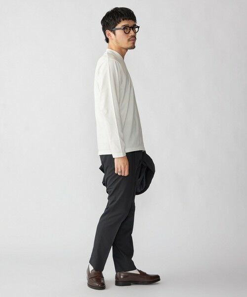 SHIPS / シップス Tシャツ | 【WEB限定】SHIPS:〈手洗い可能/抗菌/防臭〉シルケット ビズ Vネック ロングスリーブ | 詳細6