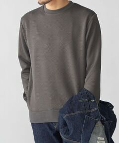 SHIPS / シップス Tシャツ | SHIPS: 膨れジャカード ロングスリーブ