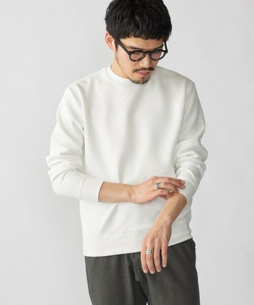 SHIPS / シップス Tシャツ | SHIPS: 膨れジャカード ロングスリーブ | 詳細2