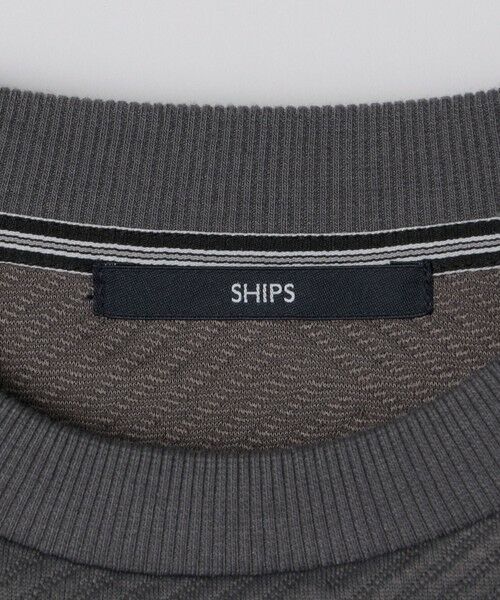 SHIPS / シップス Tシャツ | SHIPS: 膨れジャカード ロングスリーブ | 詳細15
