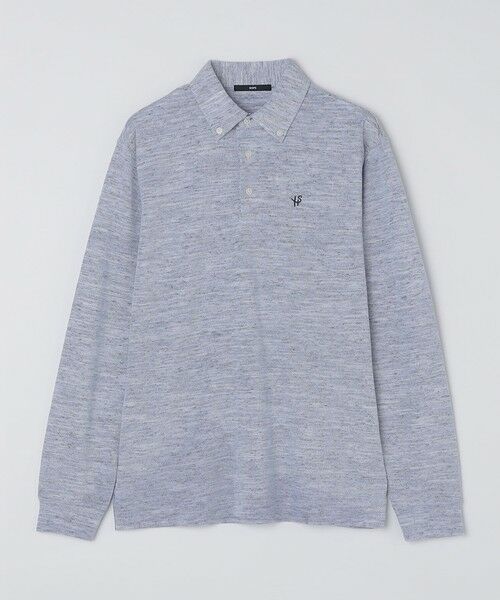 SHIPS / シップス ポロシャツ | 【WEB限定】SHIPS: リネンミックス カラーネップ ボタンダウン ロングスリーブ ポロシャツ | 詳細27