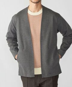 SHIPS / シップス カーディガン・ボレロ | SHIPS: 〈セットアップ対応〉ジャカード ノーカラー カーディガン