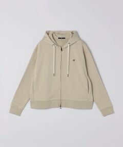 SHIPS / シップス パーカー | 【WEB限定】SHIPS: クロップド ワイド ワンポイント ロゴ ジップアップ フーディー