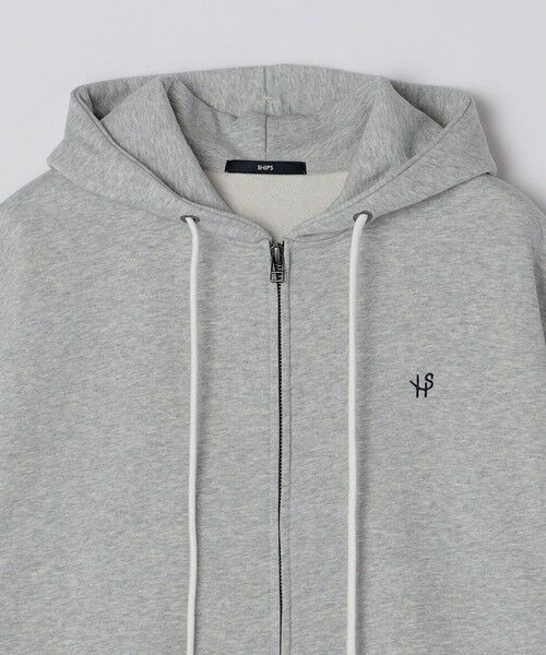 SHIPS / シップス パーカー | 【WEB限定】SHIPS: クロップド ワイド ワンポイント ロゴ ジップアップ フーディー | 詳細2