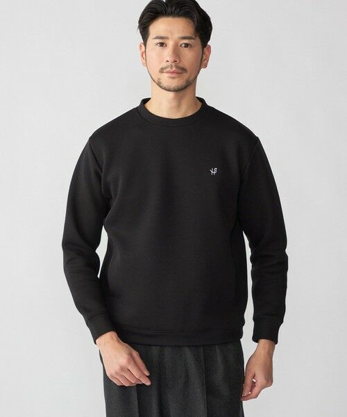 SHIPS / シップス スウェット | 【WEB限定】SHIPS: コットンポリ ダブルニット ロングスリーブ クルーネック トレーナー (セットアップ対応) | 詳細14