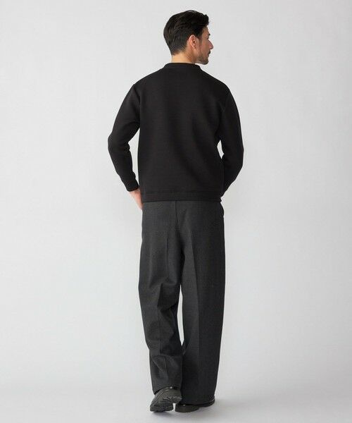 SHIPS / シップス スウェット | 【WEB限定】SHIPS: コットンポリ ダブルニット ロングスリーブ クルーネック トレーナー (セットアップ対応) | 詳細7