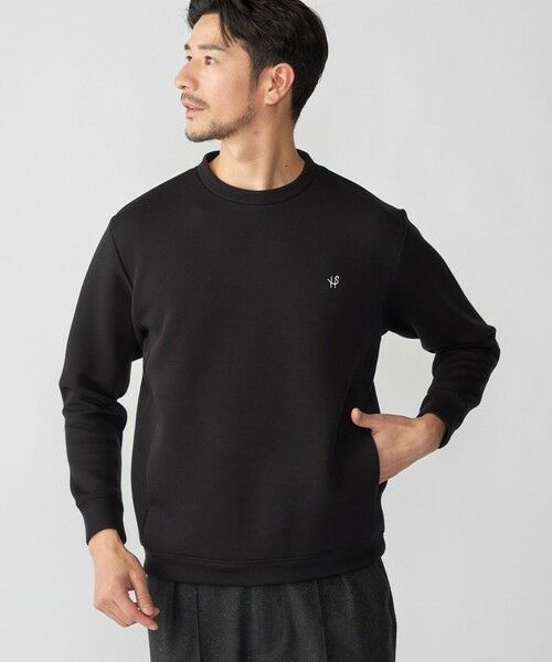 SHIPS / シップス スウェット | 【WEB限定】SHIPS: コットンポリ ダブルニット ロングスリーブ クルーネック トレーナー (セットアップ対応) | 詳細10