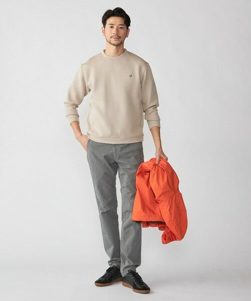 SHIPS / シップス スウェット | 【WEB限定】SHIPS: コットンポリ ダブルニット ロングスリーブ クルーネック トレーナー (セットアップ対応) | 詳細19