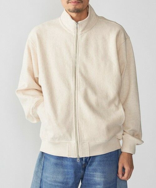 SHIPS / シップス スウェット | 【SHIPS別注】Champion: リバースウィーブ スウェット スタンド ジップ カーディガン（ナチュラル）