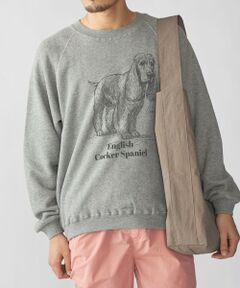 SHIPS / シップス スウェット | SHIPS: ドッグ プリント スウェット ロングスリーブ