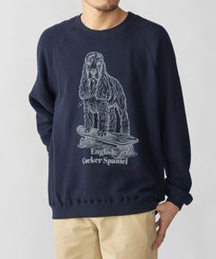 SHIPS / シップス スウェット | SHIPS: ドッグ プリント スウェット ロングスリーブ