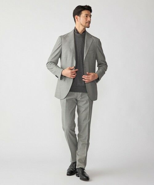 SHIPS / シップス スラックス・ドレスパンツ | SHIPS:〈FUNCTION/洗濯機可能〉ウォッシャブル ハウンドトゥース スラックス(セットアップ対応) | 詳細4