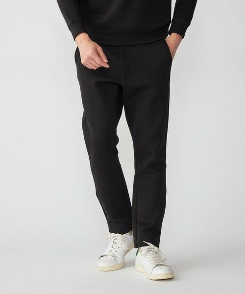 SHIPS / シップス その他パンツ | 【WEB限定】SHIPS: コットン ポリ ダブル ニット イージーパンツ (セットアップ対応)(ブラック)