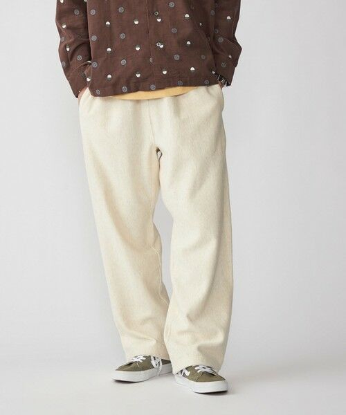 SHIPS / シップス その他パンツ | 【SHIPS別注】Champion: リバースウィーブ ワイド スウェット パンツ（ナチュラル）