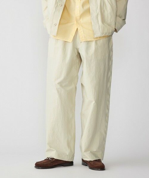 SHIPS / シップス その他パンツ | SHIPS: AUTHENTIC ナイロン カルゼ ワイド パンツ（ナチュラル）