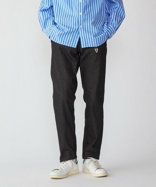 SHIPS / シップス その他パンツ | SHIPS: デニム ライク テーパード チノ（ブラック）