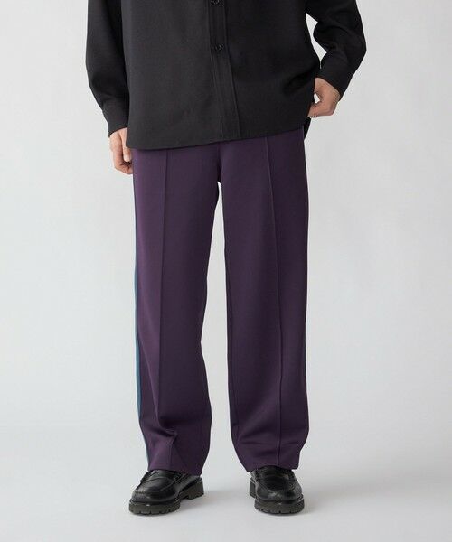 SHIPS / シップス その他パンツ | SHIPS: ライン ジャージー パンツ（パープル）
