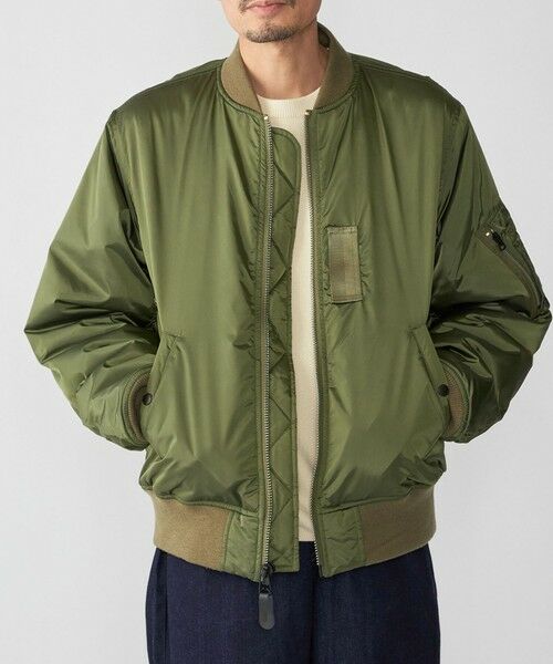 SHIPS / シップス ブルゾン | 【SHIPS別注】SPIEWAK: MA-1 フライト ジャケット（オリーブ）