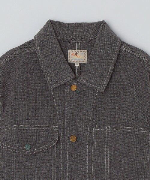 SHIPS / シップス ブルゾン | WYTHE NEW YORK: HEAVYWEIGHT PINPOINT CANVAS BARN JACKET | 詳細4