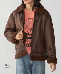 SHIPS / シップス その他アウター | BENCH MARKING SHIRTS: フェイク ムートン B3 ブルゾン