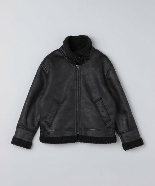 SHIPS / シップス その他アウター | BENCH MARKING SHIRTS: フェイク ムートン B3 ブルゾン | 詳細3