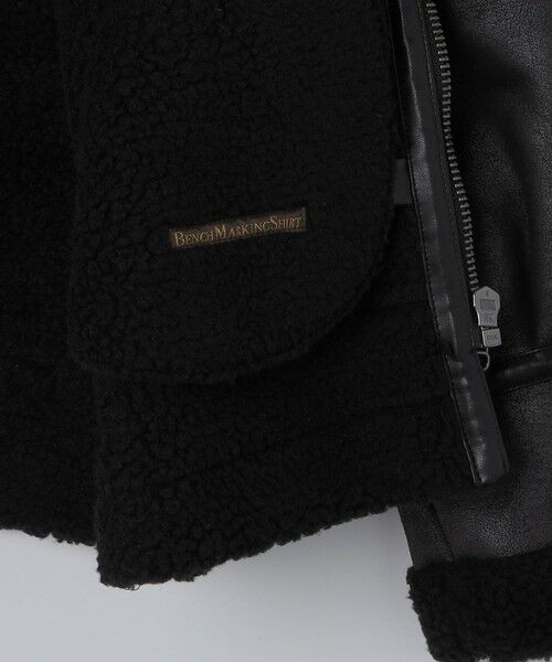 SHIPS / シップス その他アウター | BENCH MARKING SHIRTS: フェイク ムートン B3 ブルゾン | 詳細11