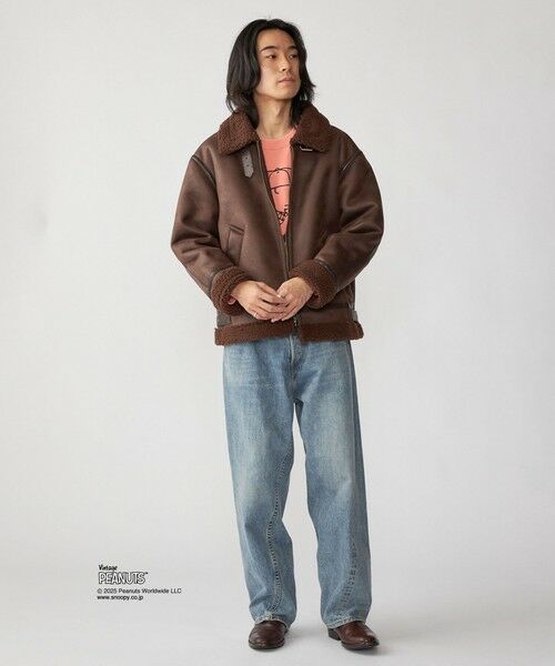 SHIPS / シップス その他アウター | BENCH MARKING SHIRTS: フェイク ムートン B3 ブルゾン | 詳細15