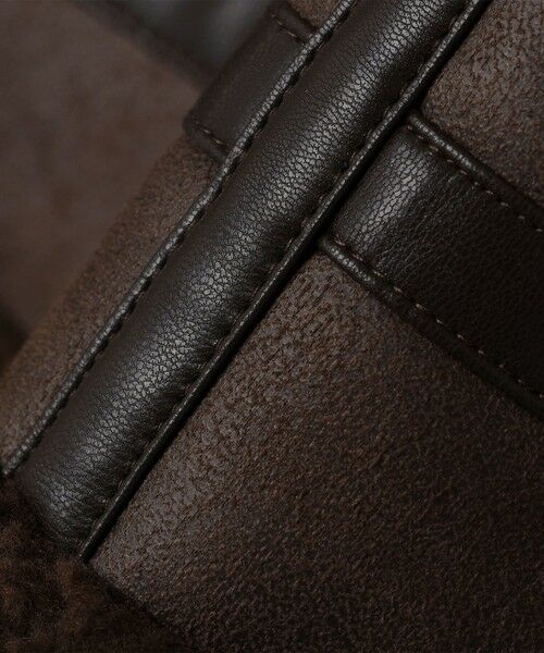 SHIPS / シップス その他アウター | BENCH MARKING SHIRTS: フェイク ムートン B3 ブルゾン | 詳細24