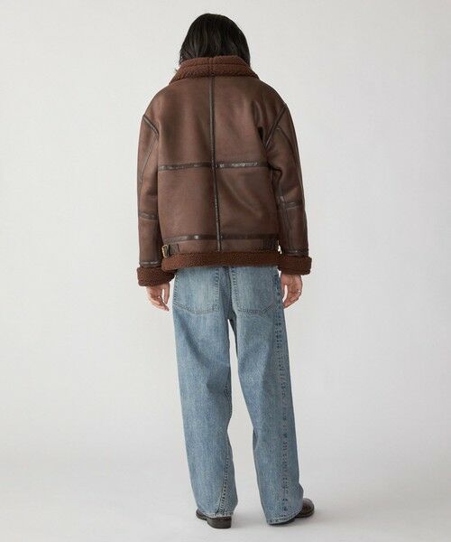 SHIPS / シップス その他アウター | BENCH MARKING SHIRTS: フェイク ムートン B3 ブルゾン | 詳細17