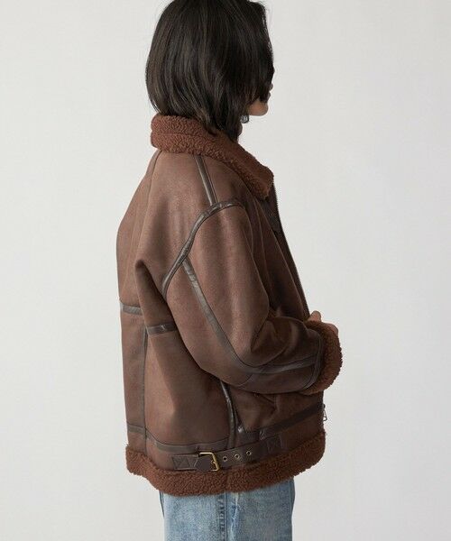 SHIPS / シップス その他アウター | BENCH MARKING SHIRTS: フェイク ムートン B3 ブルゾン | 詳細20