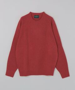 SHIPS / シップス ニット・セーター | ALANPAINE: 7ゲージ ラグラン スリーブ クルーネック ニット