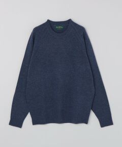 SHIPS / シップス ニット・セーター | ALANPAINE: 7ゲージ ラグラン スリーブ クルーネック ニット