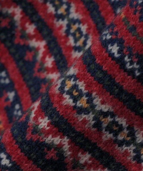 SHIPS / シップス ニット・セーター | ALANPAINE: 〈手洗い可能〉7ゲージ フェアアイル クルーネック ニット | 詳細7