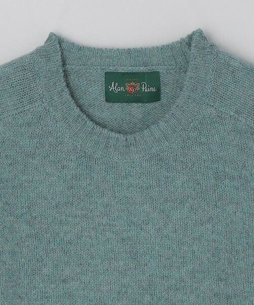 SHIPS / シップス ニット・セーター | ALANPAINE: 〈手洗い可能〉5ゲージ サドル クルーネック ニット | 詳細4